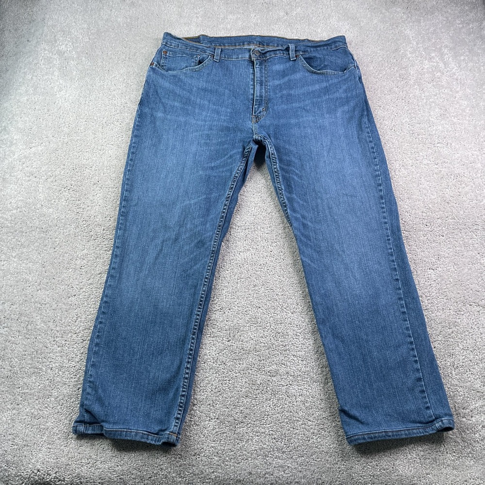 Levis Jeans Mens 38x30 Blue 559 Relaxed Straight Leg Stretch Denim Classic